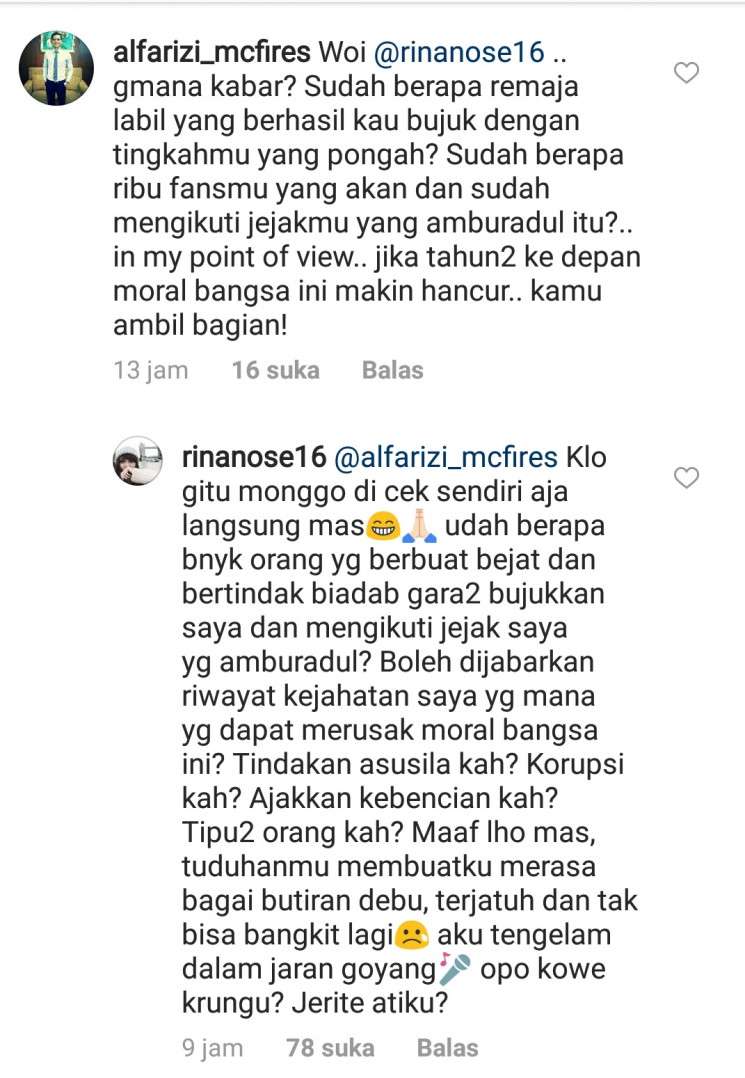 curhatan rina nose