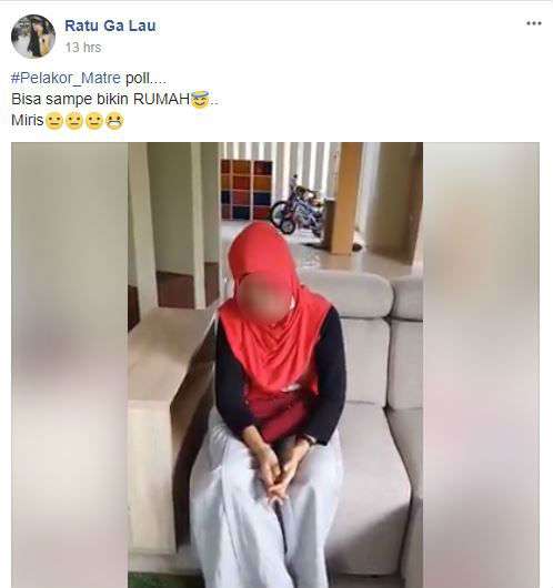 Perempuan berhijab yang dituduh pelakor