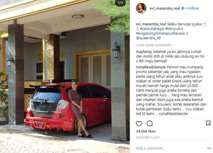 mobil dan rumah ovi masamba