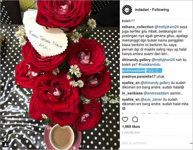 postingan Indadari