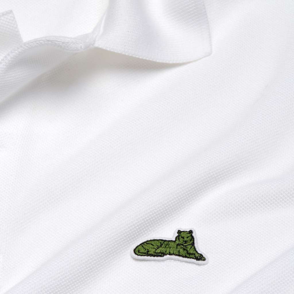 Logo Badak Jawa di kaus Lacoste