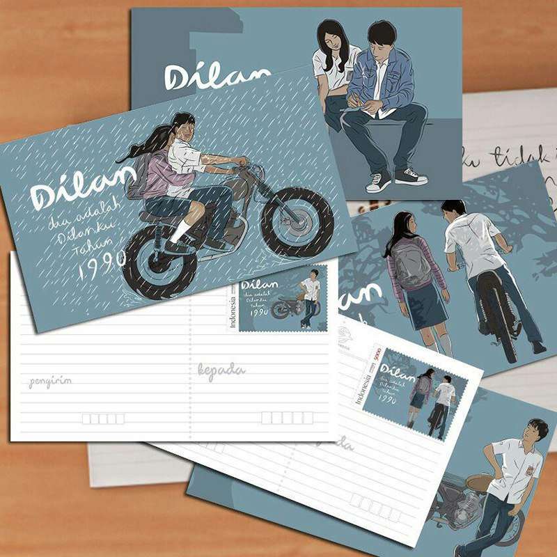 Desain perangko Dilan 1990 (3) Desain perangko Dilan 1990 (3)