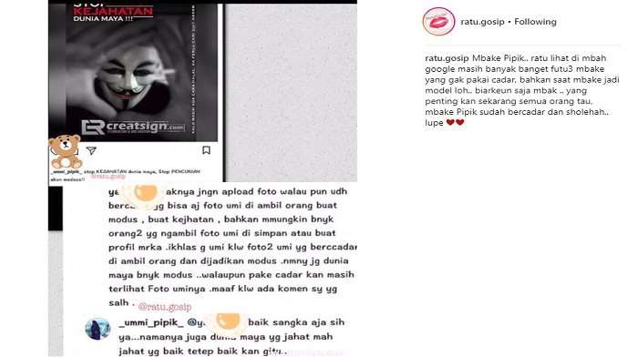 Postingan Umi Pipik