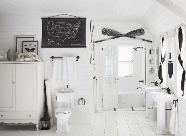 Kamar mandi putih Kamar mandi putih