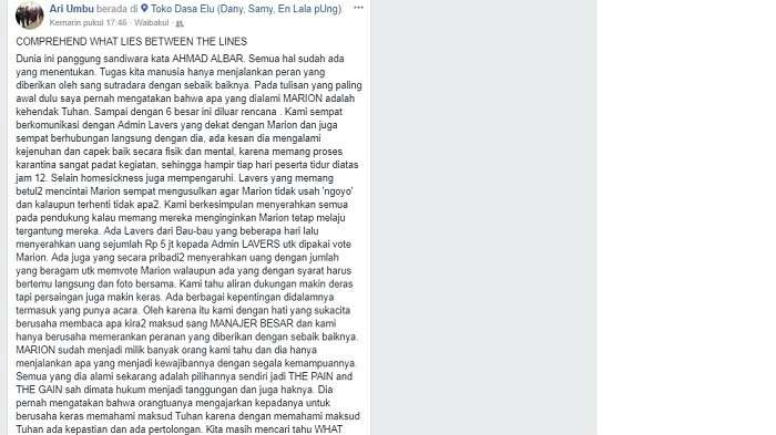 Ayah marion jola