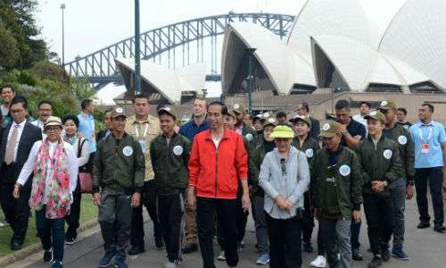 Presiden Jokowi dan Duta Perdamaian di Sydney
