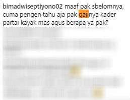 Pertanyaan warganet