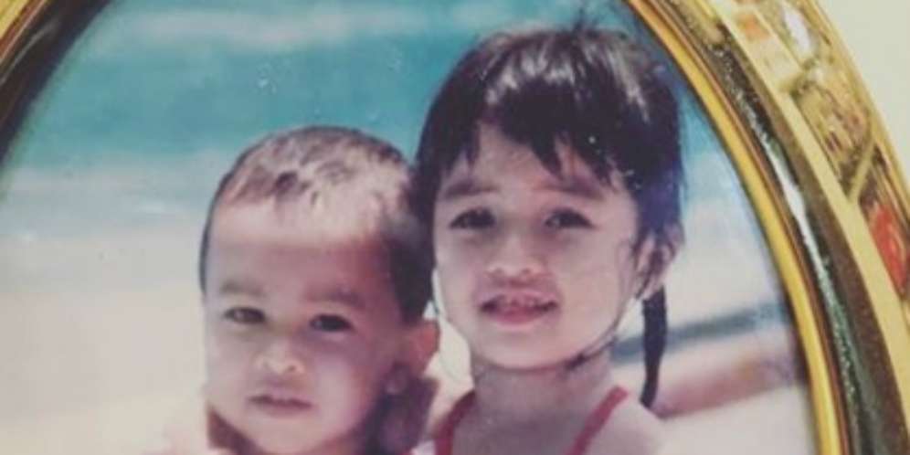 Foto masa kecil Raline Shah
