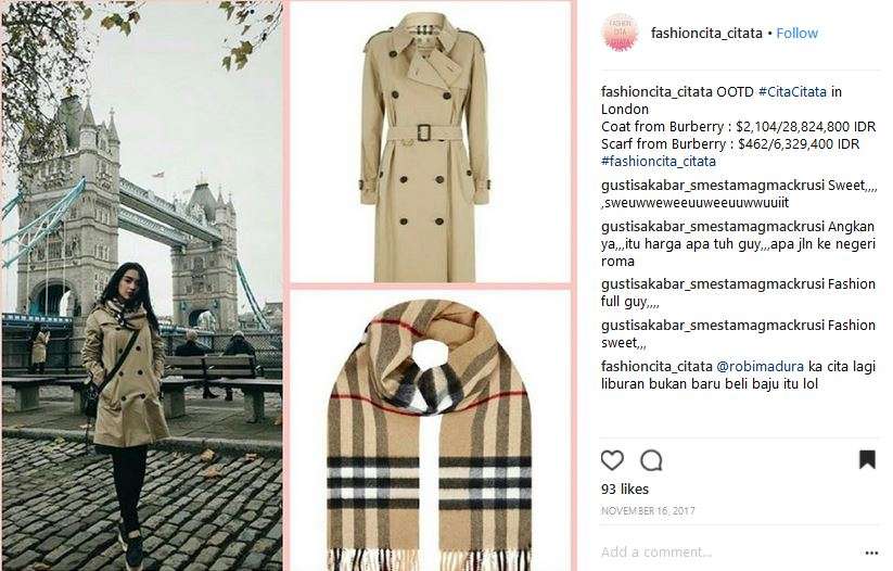 Cita citata fashion