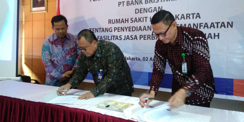 Penandatanganan MoU BRIS dengan RS Haji