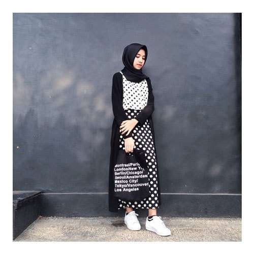 busana polkadot busana polkadot