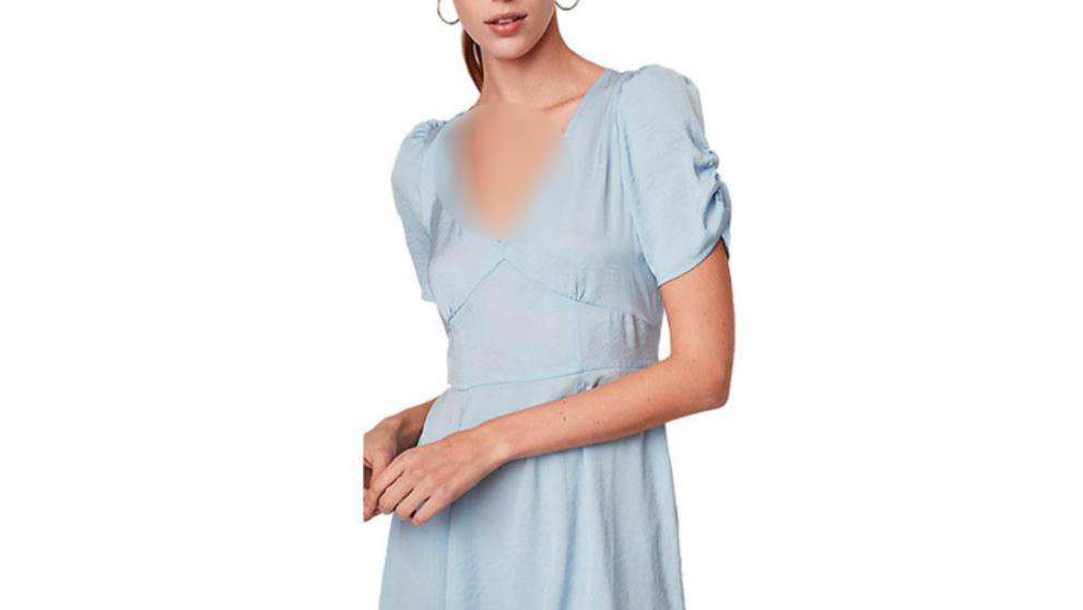 puff shoulder dress