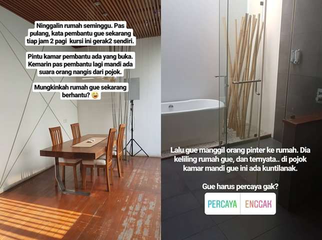 Rumah Raditya Dika berhantu