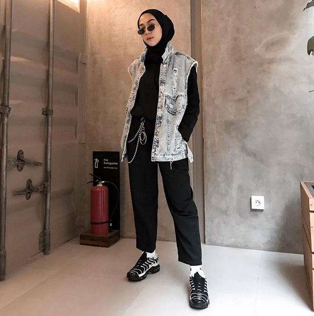 vest denim