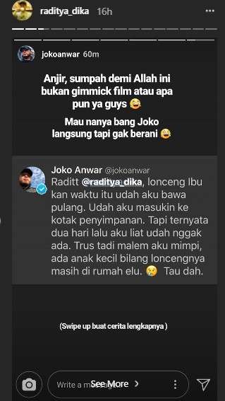 unggahan raditya Dika
