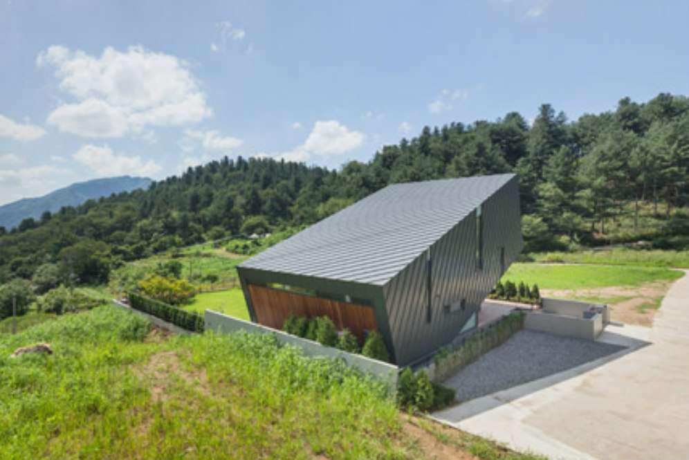 Leaning House