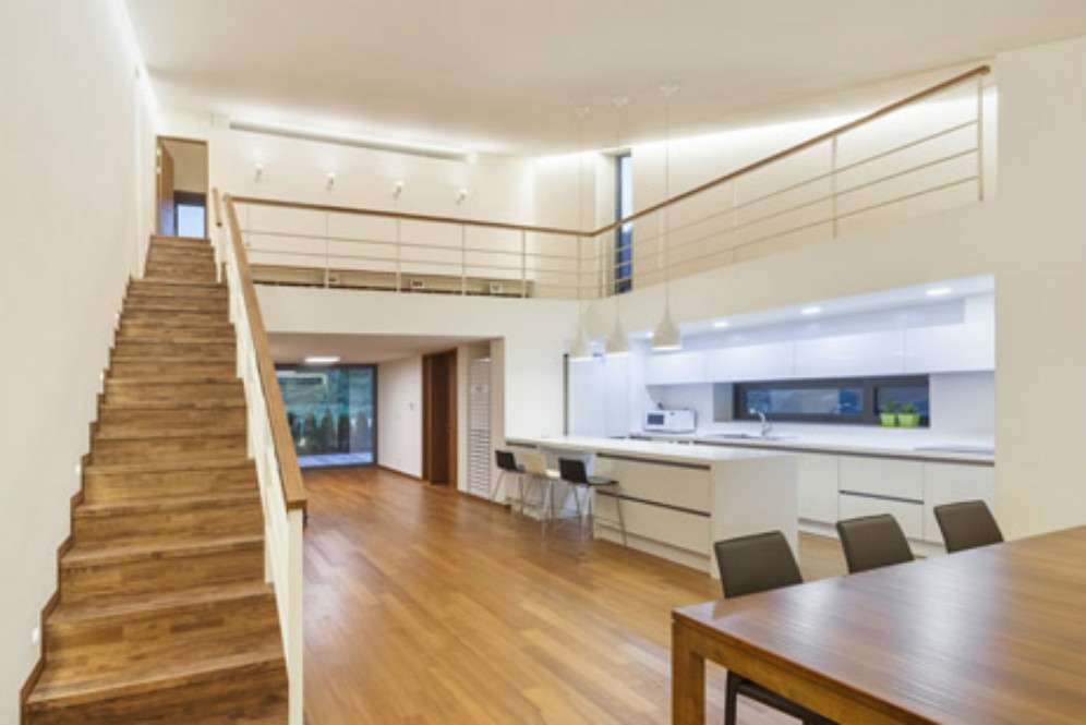 Leaning House