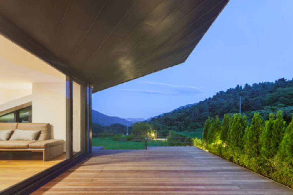 Leaning House