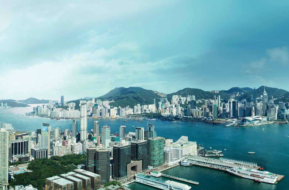 Pemandangan Victoria Harbour