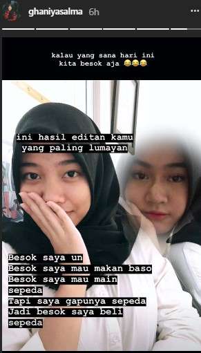 postingan putri opick