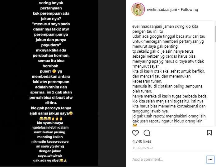 evelyn nada anjani
