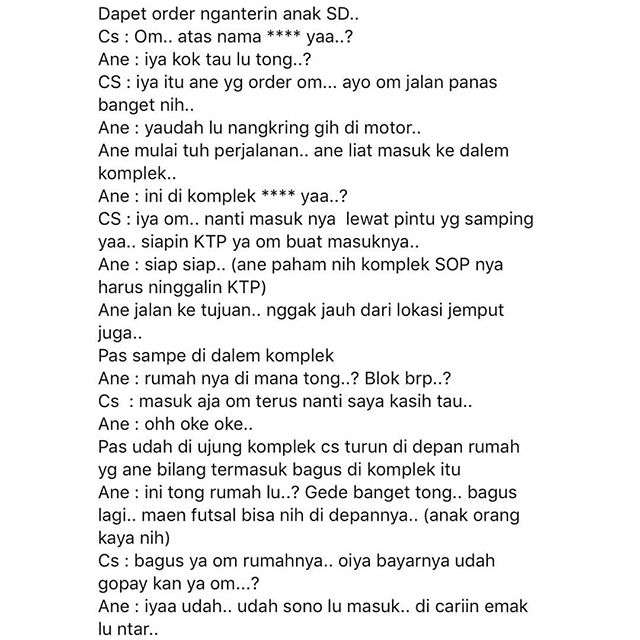 PErcakapan Ojol