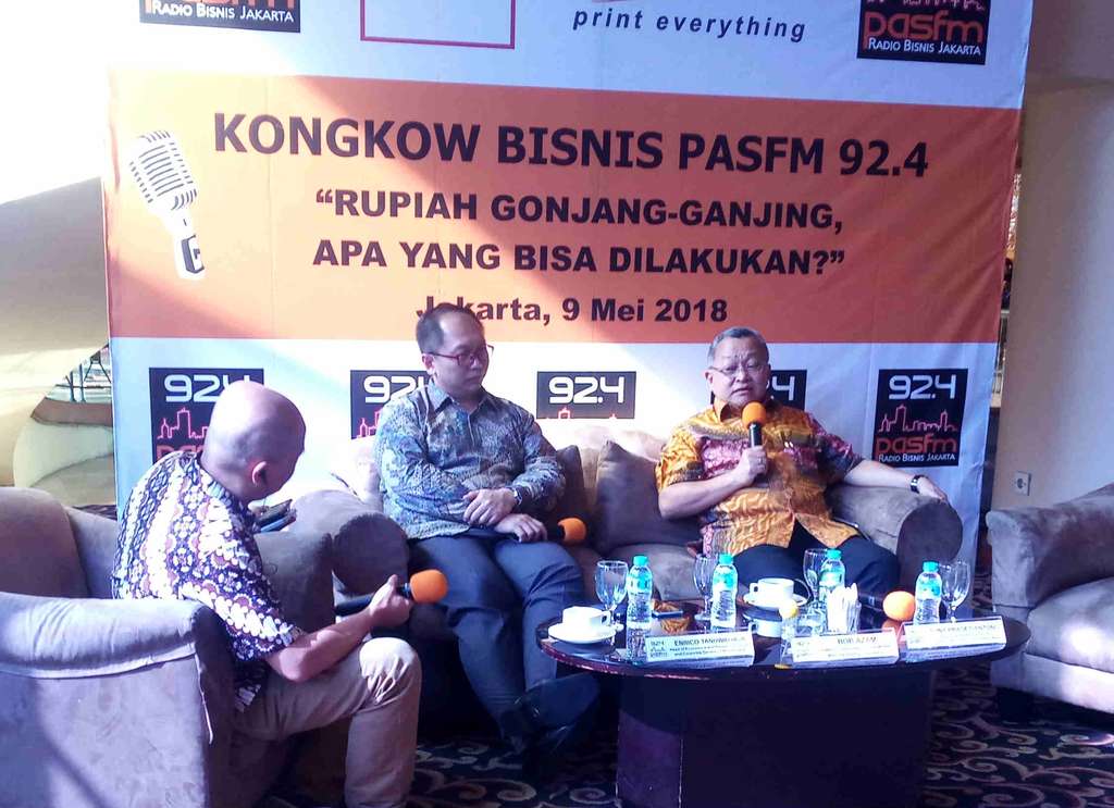 Tony Prasetiantono dalam diskusi soal pelemahan kurs rupiah