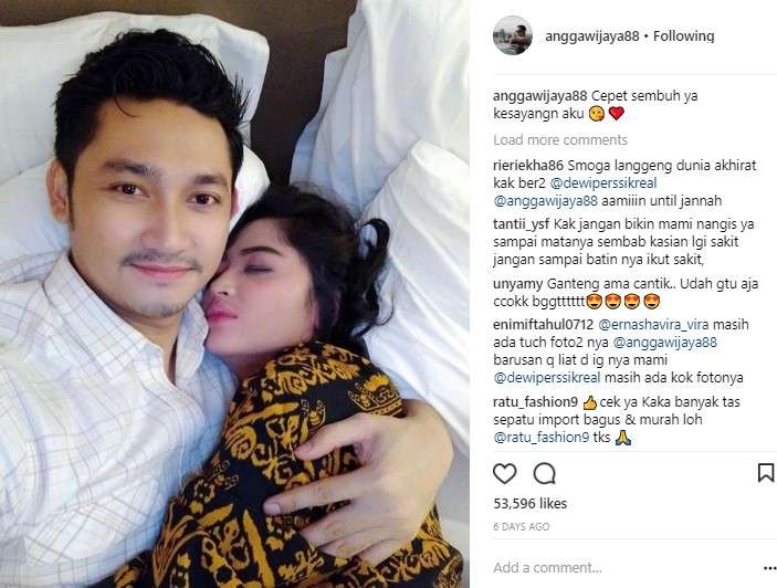 dewi perssik dan angga wijaya
