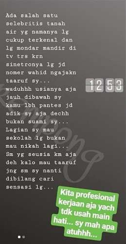 postingan Yulia Mochammad