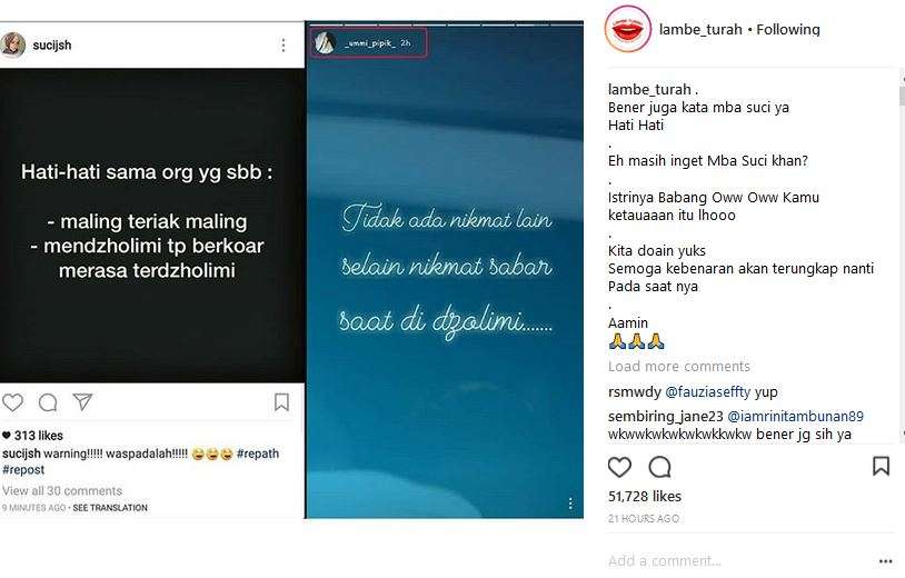 postingan umi pipik