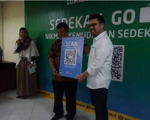 Peluncuran Scan QR sedekah zakat