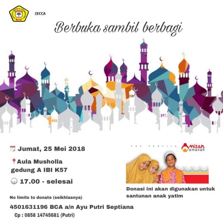 Berbuka sambil berbagi