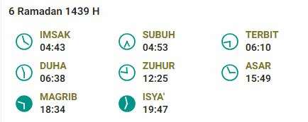 Jadwal buka puasa 6 ramadan medan