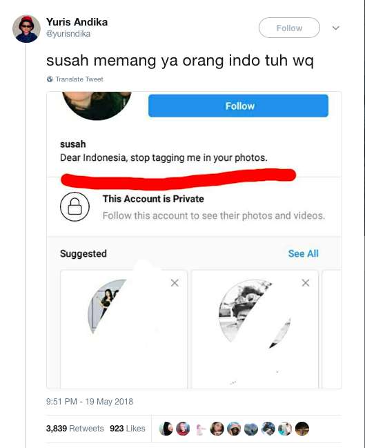 Nama IG Warga Australia Diserbu Netizen Indonesia