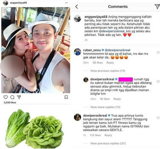 Dewi Perssik dan Angga Wijaya