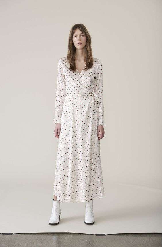 Long Wrap Dress
