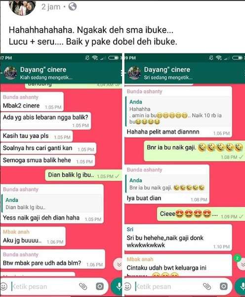 percakapan Ashanty dan Art