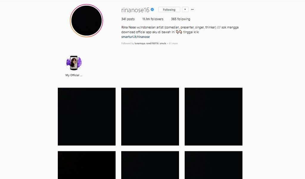 Instagram Rina Nose