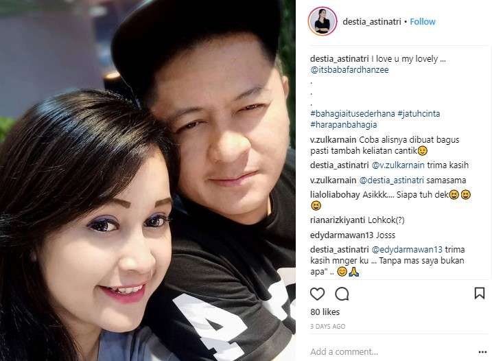 destia dan kekasihnya
