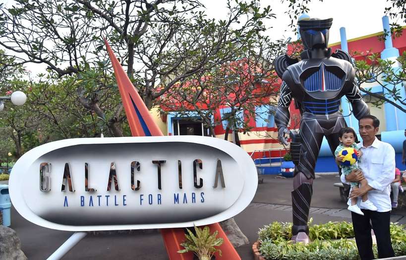 Jokowi di Dufan
