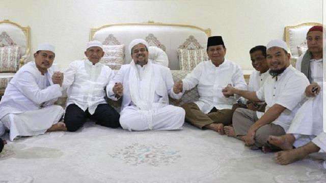 Pertemuan sejumlah tokoh dengan Imam Besar FPI Rizieq Shihab