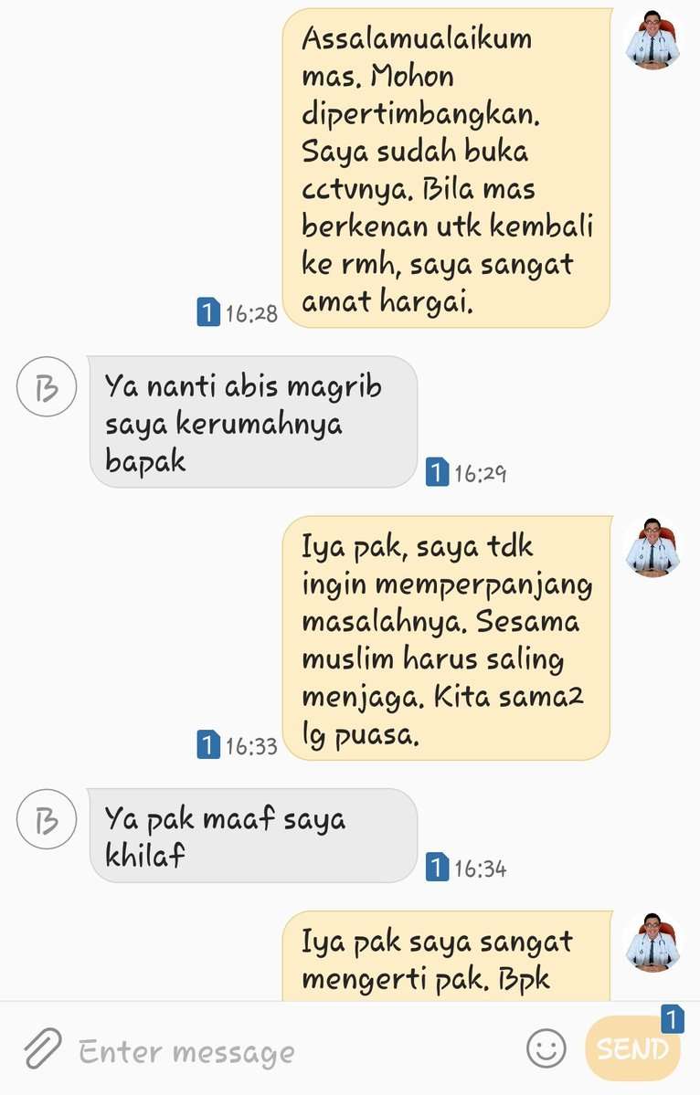 Percakapan pengemudi ojek online