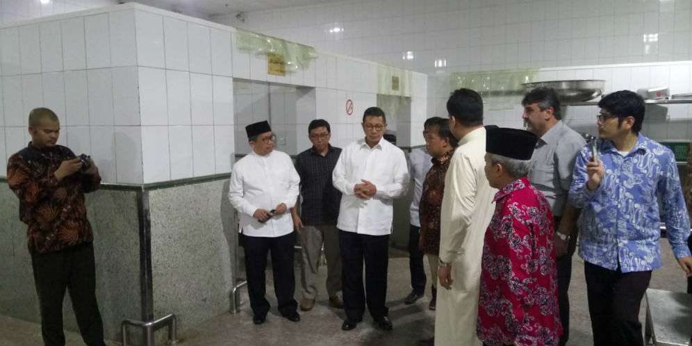 Menteri Agama mengecek dapur jemaah haji