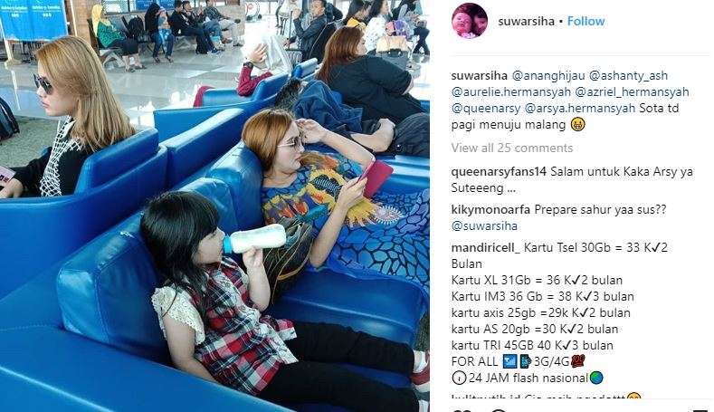 Keluarga Anang mudik