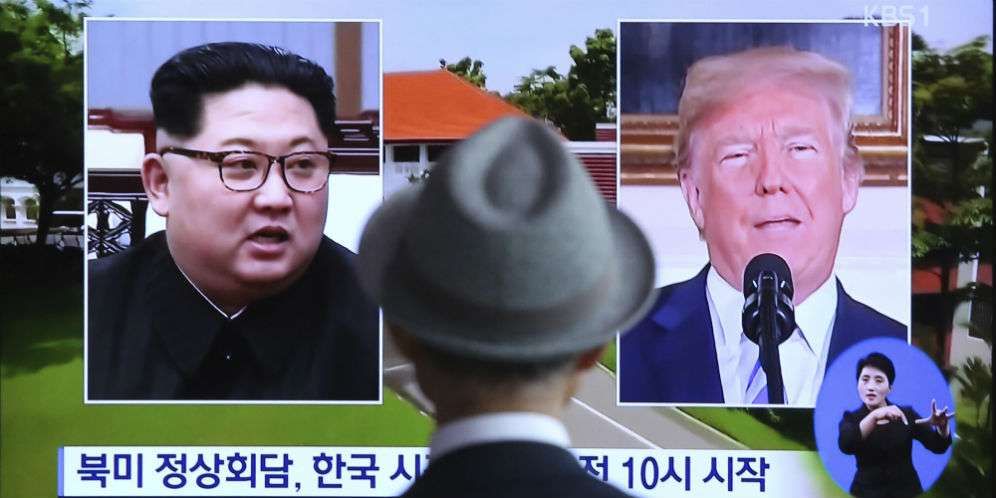 Trump dan Kim Jong In