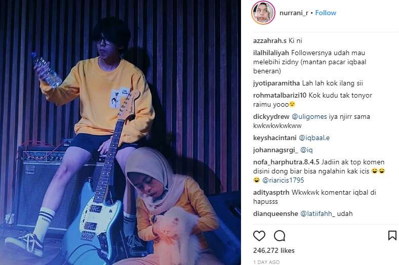 Postingan @nurrani_r bersama Iqbal