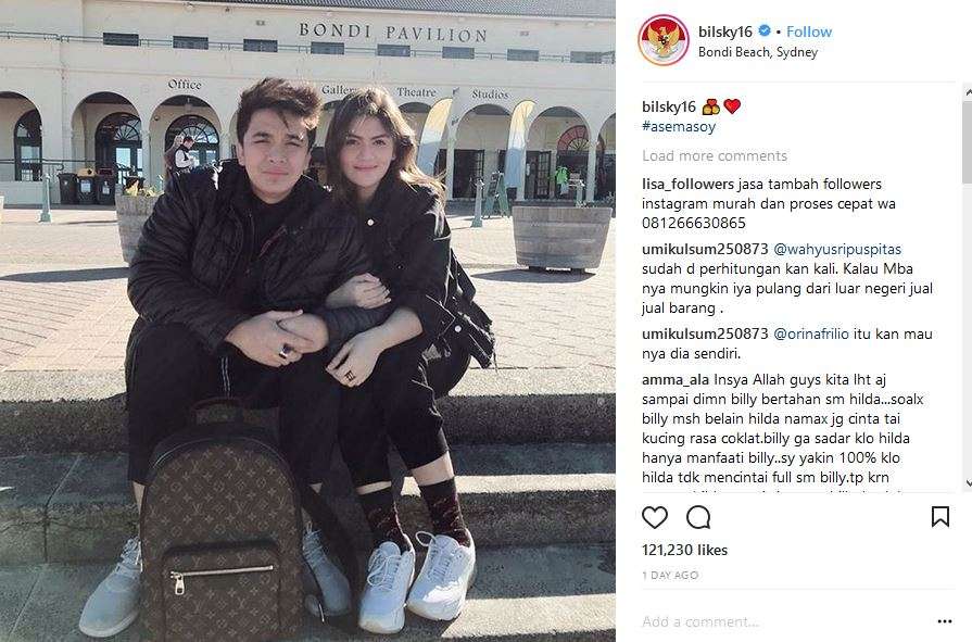 billy dan hilda di sdney