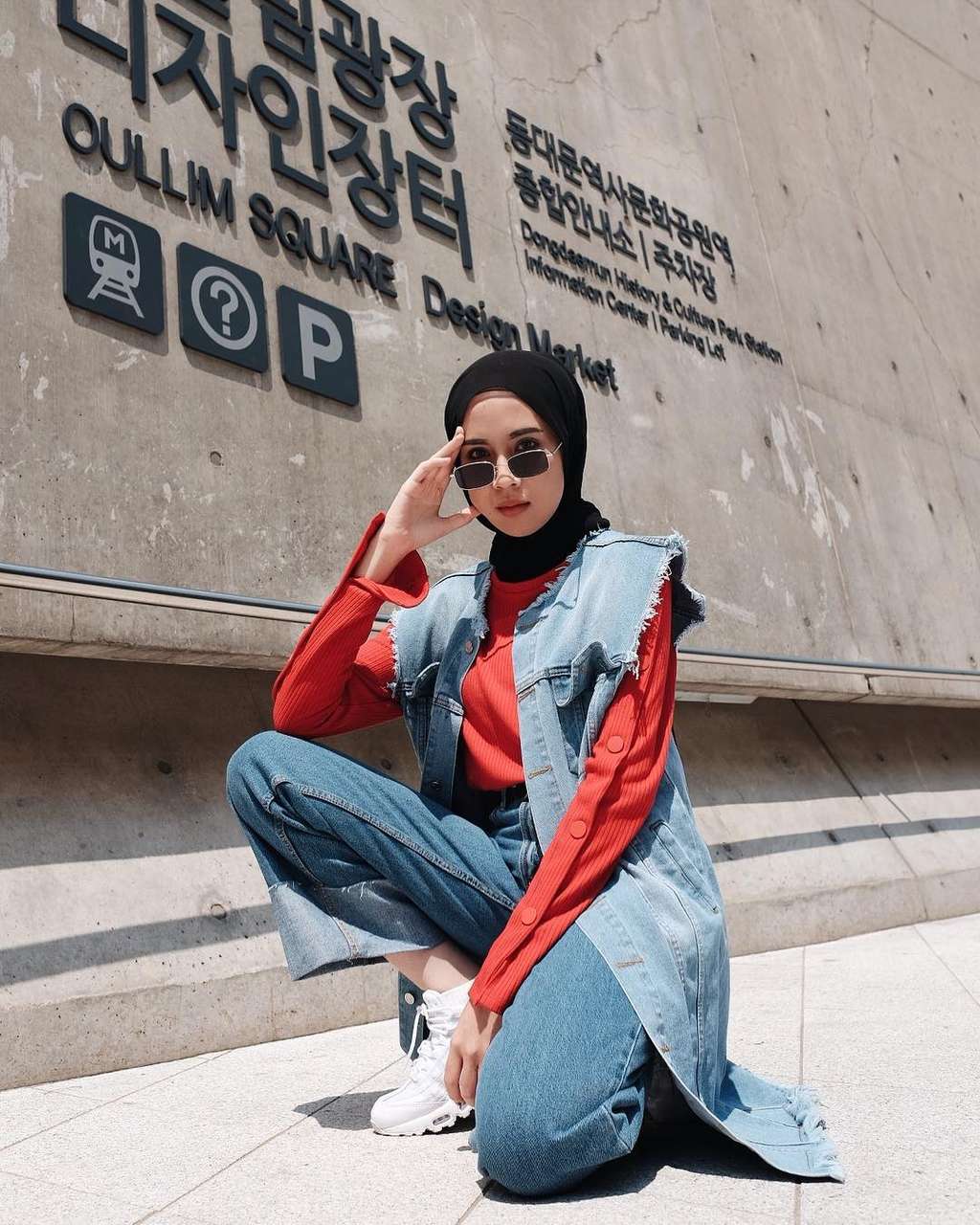 hijab denim