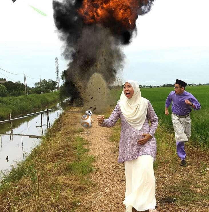 Foto Lebaran Unik