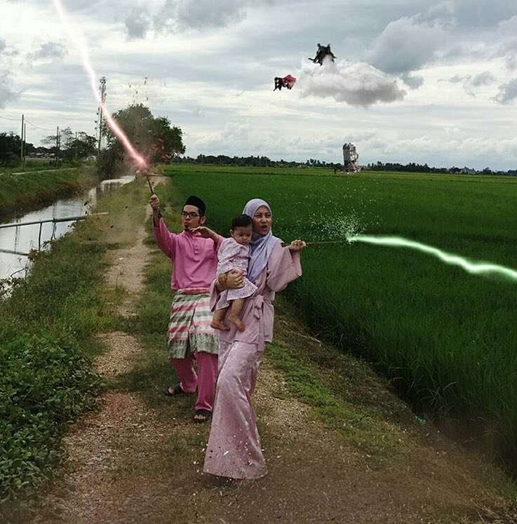 Foto Lebaran Unik